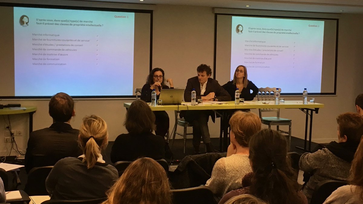 achatpublic_com's tweet photo. 🎙️Intervention de Mme Sylvia Israel, de l'@APIE_gouv sur la clause de propriété intellectuelle : La cession exclusive à tout prix ? Quels sont les avantages et inconvénients du simple droit d’usage ? (...) à la Folle Semaine des #MarchésPublics... #FSMP18 https://t.co/liqqM0bM6E