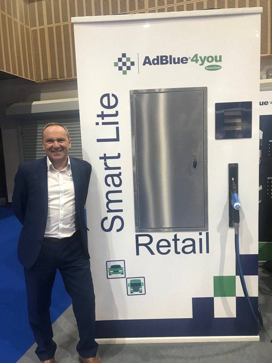 GreenChem_UK's tweet photo. Greenchem was one of the finalists for the "Enviromental Award' at last weeks #APEA Conference in MK! We were also showcasing our new innovation, the 'Smart Lite Retail System' designed  to reduce plastic waste from Adblue cans and drums! #GoGreen #Greenchem #Adblue #Enviroment https://t.co/gwu3H95SPr