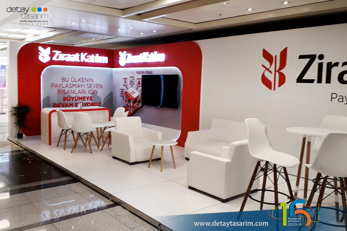 DetayTasarm's tweet photo. Ziraat Katılım / Smart Future 2018 - İstanbul / https://t.co/1Xbwx4XxdW / #fairstand #turkeyfairs #stand #exhibition #icvbmember #packaging #smartfuture https://t.co/IarRTSFN69