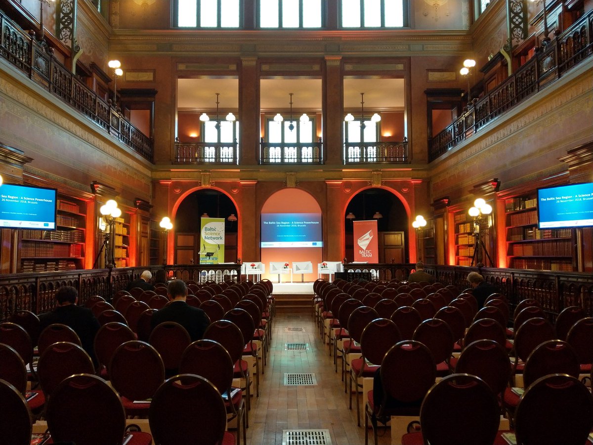 scibus's tweet photo. We are waiting for you at Solvay Library for the Baltic Sea Region - a Science Powerhouse event! #BSRSciencePowerhouse #BalticTRAM #BalticScienceNetwork #BSR https://t.co/3jp4PfeMaE