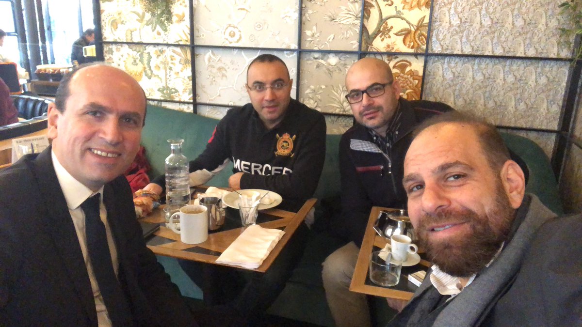 marc_zabbal's tweet photo. Yesterday meetings with Europe federal president @e1haddad along with @RPL_France president  @ChedidDr and @TayyarIntishar Eur. rep. To the FPM national council Mr. Fadi El Cheikh...and of course our dear comrade Dr. Silla Feleflè... https://t.co/DtBaPLu58E