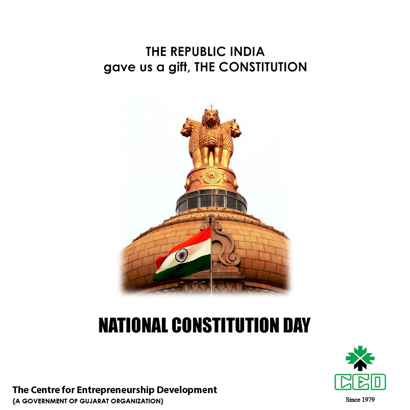 ced_gujarat's tweet photo. The day when world's largest constitution was formed.... 
The day when world's largest constitution was formed.... 

#constitutionday #gujarat #india #brambedkar #longestconstitution #national #equality #peace #right https://t.co/7B9QGAmW0D