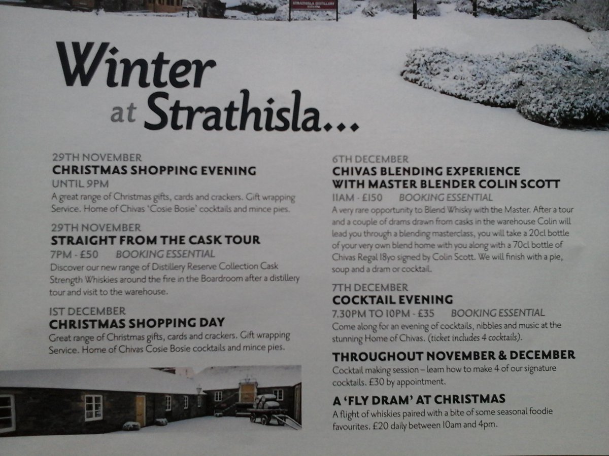 Strathisla Distillery Home of Chivas tweet media