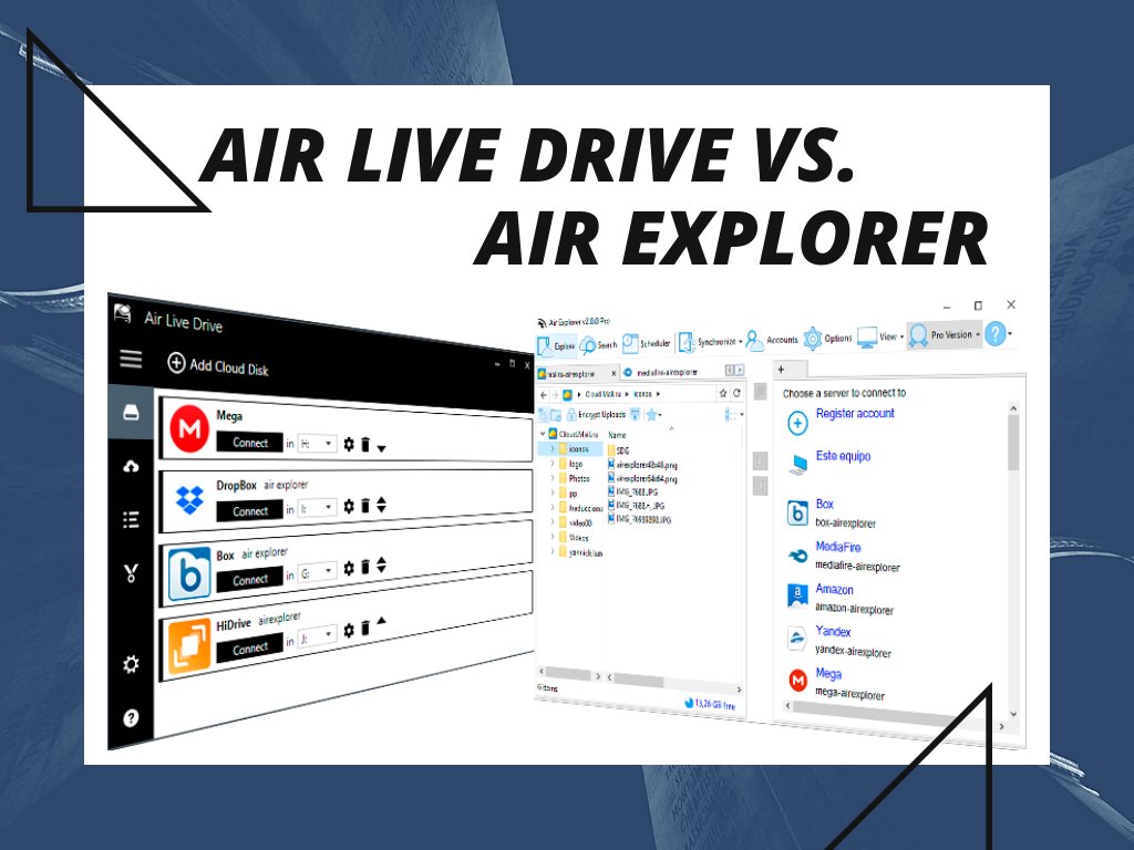 AirExplorer_net's tweet photo. Air Explorer vs. Air Live Drive
https://t.co/5MC6cEPLxZ
https://t.co/LcrdalPwJL https://t.co/aQRwpultor