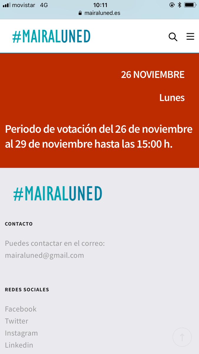 rmairal's tweet photo. Ya está abierto el periodo de votación. Hasta el jueves 29 a las 15:00 horas. Puedes votar desde este enlace:  https://t.co/tJMdKdawS2 .La @UNED está en nuestras manos. #YoVotoMairal, #YoVotoUNED https://t.co/0xfA1rKplk