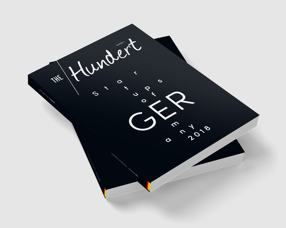 TheHundert's tweet photo. The Hundert Vol. 11 - Startups of Germany 2018 is officially released!! 💯🍾
https://t.co/aMUsFtvoyx https://t.co/KIkirx9ru2