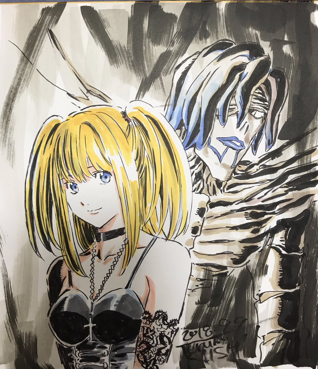 Nishiiterumi1's tweet photo. l drew it！Death Note https://t.co/iUmV0GtExq