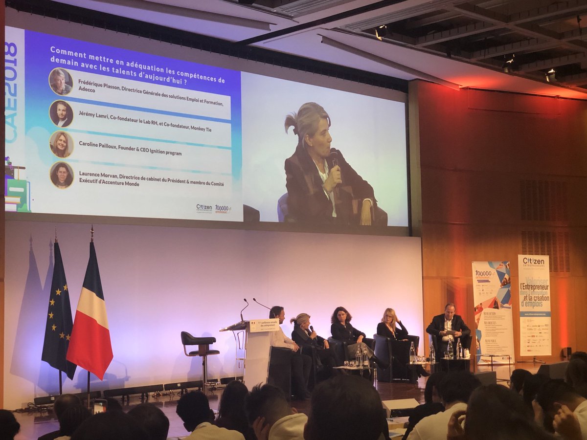 AdeccoGroupFR's tweet photo. "Les entreprises connaissent une profonde transformation de leur modèle d'organisation. Il devient nécessaire de réaliser un mapping des #compétences pour mettre en adéquation les talents d'aujourd'hui avec les compétences de demain" @PlassonF #CAE2018 https://t.co/riWcxoHwGA