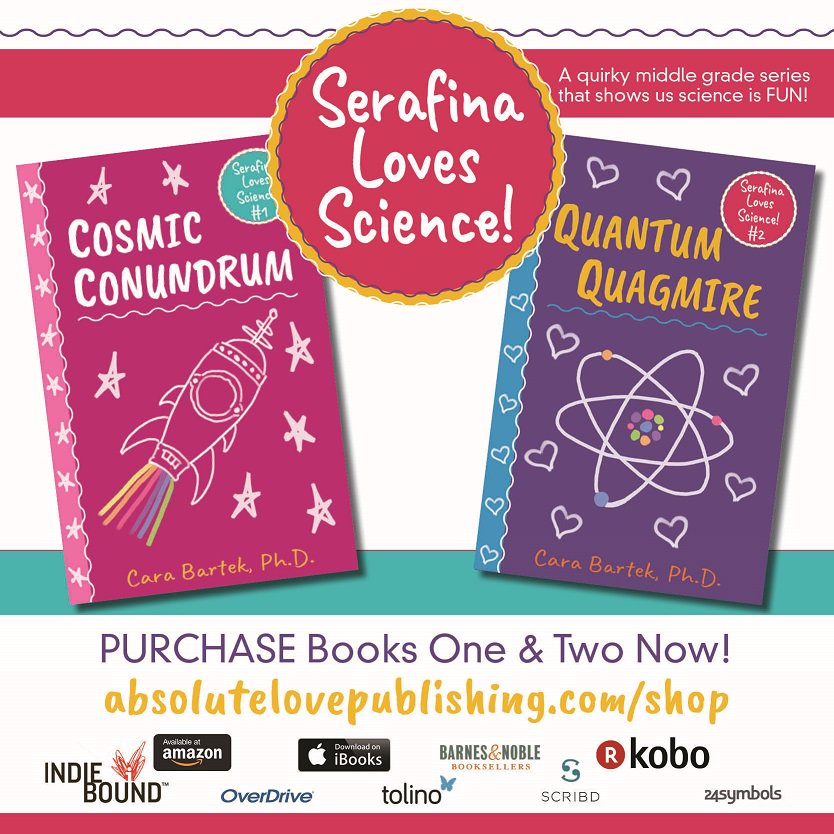 AbsoluteLovePub's tweet photo. Surprise & delight the little #girl on your #holiday list w/ the #humorous #STEM #serafinalovesscience #book package from @CaraBartek! Use promo code: gratitude and get 20% off with FREE shipping in U.S. https://t.co/TeAtUbwmXF #CyberMonday #CyberMondayDeals #girlsinSTEM #STEMed https://t.co/lik7e3ZqMN