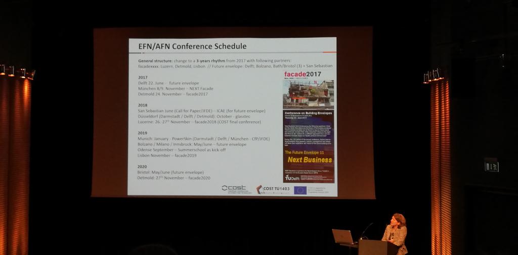 face_bz's tweet photo. Uta Pottgiesser
Hochschule Ostwestfalen-Lippe
University of Applied Sciences wrapping up #facade program @COSTprogramme @hslu #AdaptiveFacade final event see you #Bolzano 20-21 May 2019 #NOITechpark @IDM_suedtirol @EURACrenewables 😊 #futureenvelope #efn https://t.co/ngqhJDUBLz