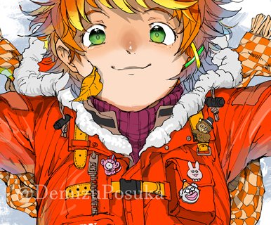 orange hair green eyes smile looking at viewer snowman multiple boys cover  illustration images