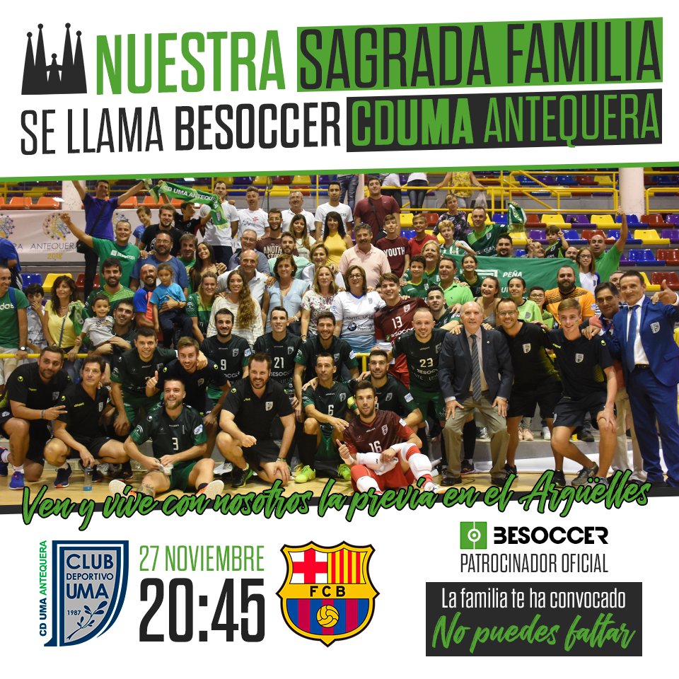 besoccer_ES's tweet photo. ⚽️El fútbol vuelve al Argüelles y lo hace a lo grande. La familia #BeSoccer estará acompañando al #BeSoccerCD @UMAAntequera durante todo el día.
🏃♂️💨¡Corre, vente! ¿A qué estás esperando?
👇👇👇👇
https://t.co/bpviy7z5Su https://t.co/wh7eo73Jao