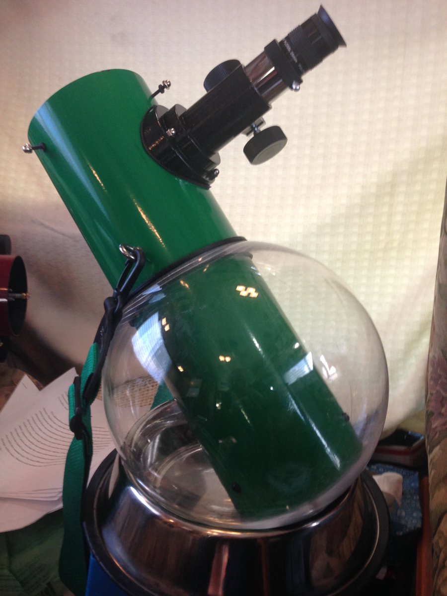 normsperling's tweet photo. "Light at the End of the Telescope", as DoctorP calls it: the first working Bright-Eye. https://t.co/rsuS2sHPXU