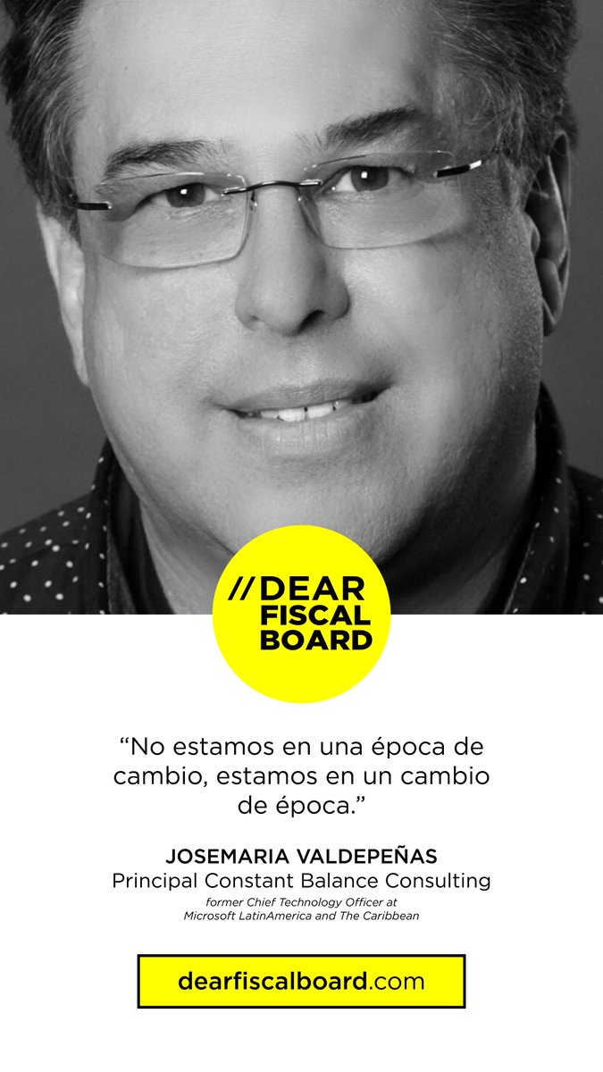 "Good digital work is a million silent nods of approval, not one loud round of applause." @tomskitomski 
Join us Tuesday, December 11th with Josemaria Valdepeñas to discuss what is "digital transformation" beyond technology. 
eventbrite.com/e/dear-fiscal-…