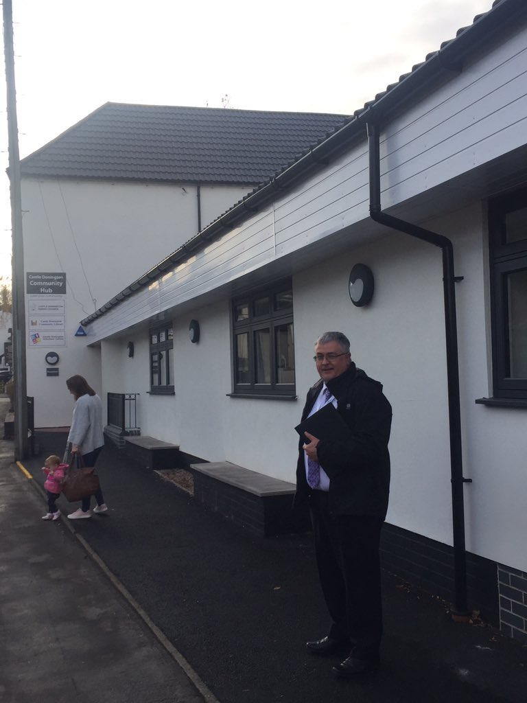 CDLambert21's tweet photo. Castle Donington hub...what a fantastic building with so many facilities for the local community. A wonderful local asset @castle_hub @CastleDon_PC @NWLeics https://t.co/UKmIKv0bsY
