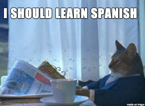SpanishNYC's tweet photo. Buenos días! Listos para una semana nueva? Cómo practicas español fuera de clase?                                                Good morning! Ready for a new week? How do your practice Spanish outside of class? https://t.co/wfC0MH5Dkn
