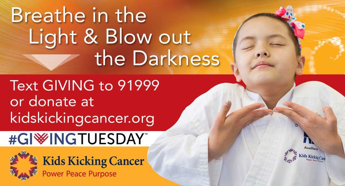 officialmatio's tweet photo. Just a reminder, #GivingTuesday is tomorrow! This global day of giving is the perfect time to make a tax-deductible donation to @Kidskickcancer in honor of those impacted by #ChildhoodCancer. 

https://t.co/aQ3vd8Kcu5 https://t.co/Q5fnibJ5ER