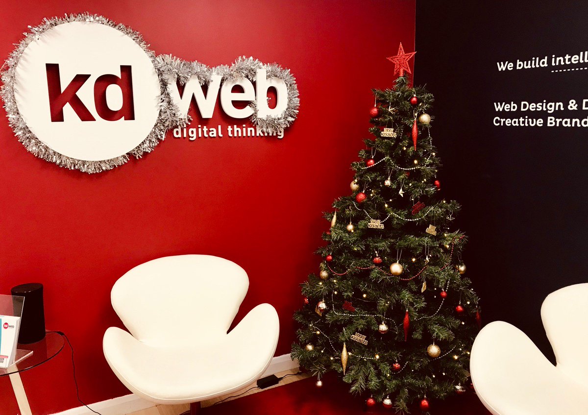 kdwebuk's tweet photo. Tis' the season! The KD Web Christmas tree is officially up! Not long left to go now 🎅🎄 https://t.co/TC997QN12K