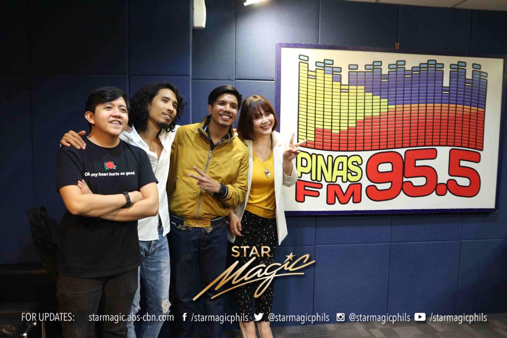 starmagicphils's tweet photo. Pepe Herrera dropped by at Pinas FM and Radyo Agila to promote his upcoming film #AngPangarapKongHoldap, which will be hitting the theaters this November 28. #APKH https://t.co/QNi71VOcia