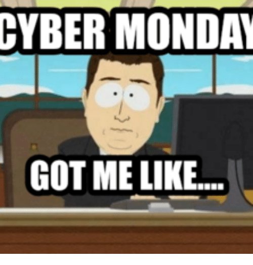 Black Friday?? Cyber Monday?? We don't engage in any such nonsense. Why? Because we don't have any discounted merch to sell. 

Or any merch at all.

Do buy our album though.
saltbuck.bandcamp.com/releases