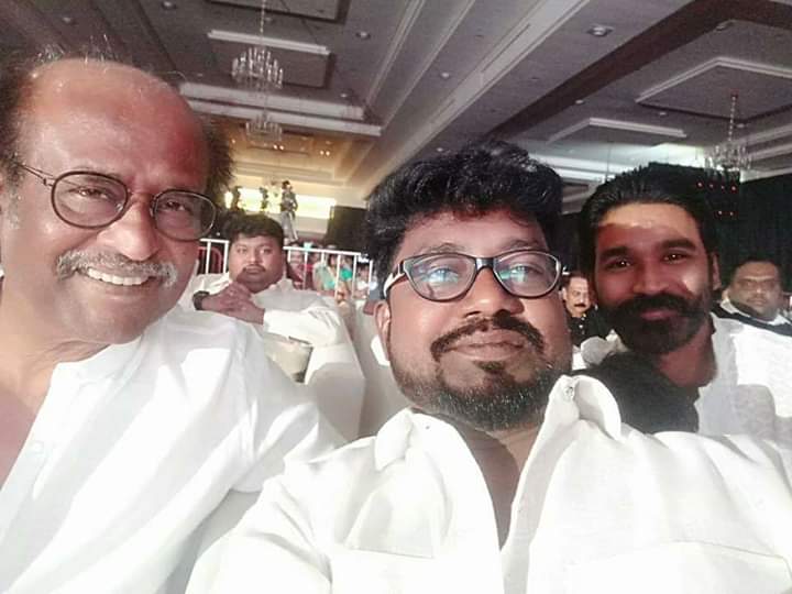 Superb Click of #Thalaivar & #Thalaivan  at #PeaceForChildren 
Grand carnival. 
#Superstar #Rajinikanth #2point0 #dhanush #maari2