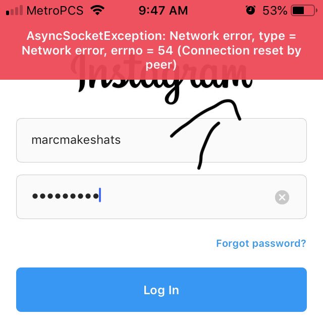 FishyRaps's tweet image. Hey @instagram. I’m having a problem logging into@my account. This is what it is saying for me. Can I get some help with this?