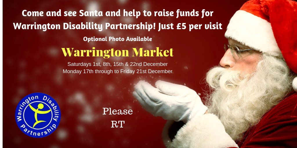 CheshireCherubs's tweet image. Santa Claus is coming to town on Saturday 1st December! Please RT #Warrington #Santa #RT
