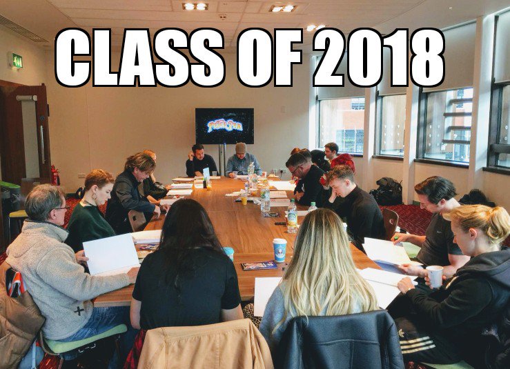 TheWaterside1's tweet photo. Our Neverland students have flown into town! #Headsdown #Scriptreadthrough #Rehearsals #Day1 #PeterPan 📚 https://t.co/PudYYRgSBL