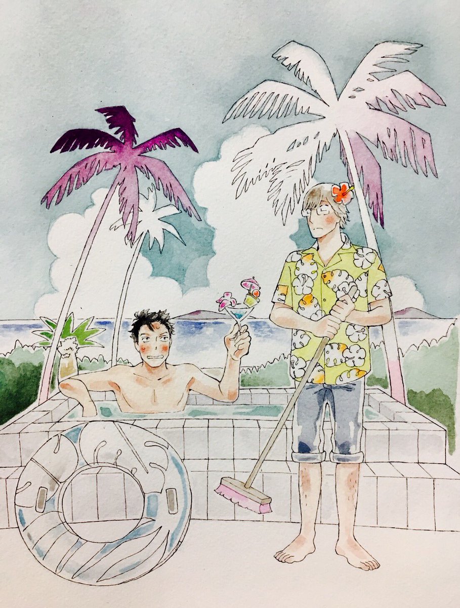 今日11月26日で1126(いい風呂)の日なんだそうです。
拙著リラックス風呂BL「湯気と誘惑のバカンス」(on BLUEコミックス) 祥伝社 https://t.co/lYLPvZZ05b @amazonJPより
などもよろしくお願いします???