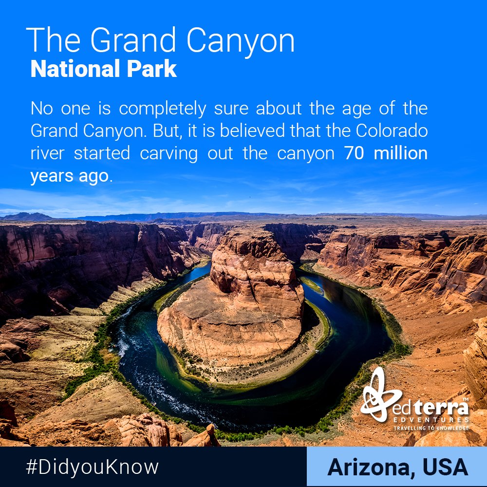 EdTerra's tweet photo. #DidYouKnow
Nothing really prepares you for the sight of any of the world's seven natural wonders but, one of them is so iconic you can't take your eyes off it.
https://t.co/w1etKiyxZl
#EdTerra #Travel #USA #Park #GrandCanyon #Arizona #scenic #hike #Destinations #history https://t.co/0DKMtuHFuU