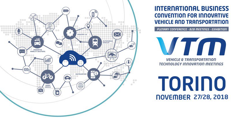 Ceipiemonte's tweet photo. Appuntamento domani alle OGR di #Torino per #VTM Vehicle &amp; Transportation Meetings: il futuro della #mobilità parte dal #Piemonte!
@regionepiemonte @CamComTorino #vtm2018  #Piemontexcels https://t.co/XUNEmZZcFr