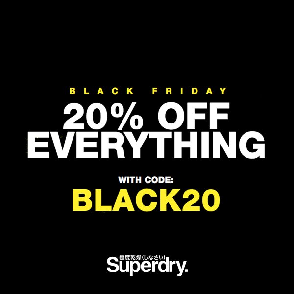 Echter Oeganda Lagere school GAY TIMES on Twitter: "Catch the last of the Black Friday sales, with 20%  OFF EVERYTHING in the @Superdry Cyber Monday sale! https://t.co/JrMbvmtikT  https://t.co/3F92f3QYSw" / Twitter