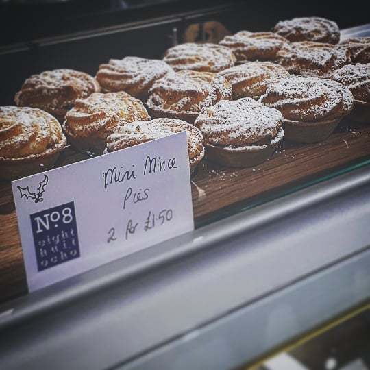 number8deli's tweet photo. Christmas is on its way so why not come and try one of our home made mini mince pies or a slice of stollen acompliment by a cup of Ocho coffee #coffee #wintersonitsway #westbridgford #no8deli #christmassweettreats https://t.co/JwW27Fimnn https://t.co/tk3eCbPvY7