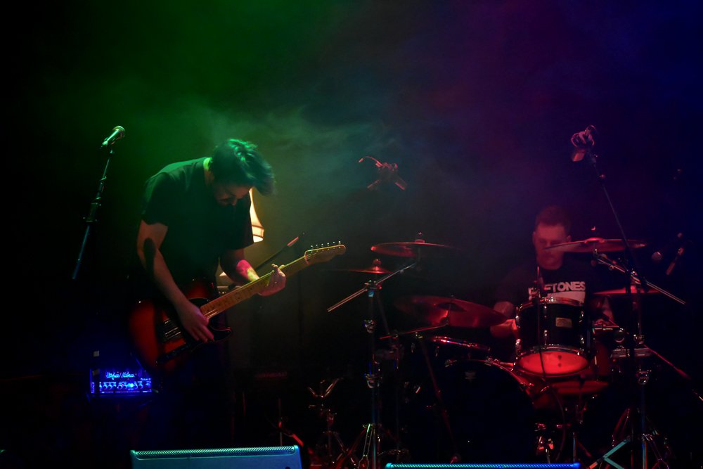 stirlingdiy's tweet photo. Some photos of @deadoramerican w/ @HolyPiranha + @Quitter_k from the weekend - courtesy of Grant Taylor of @Afteryouthband1 
Full album at https://t.co/mQP8gp0IGJ https://t.co/1ekKzLxknp