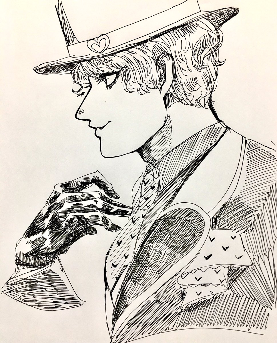 ボールペン一発描きチャレンジ💥💥💥
❤ 