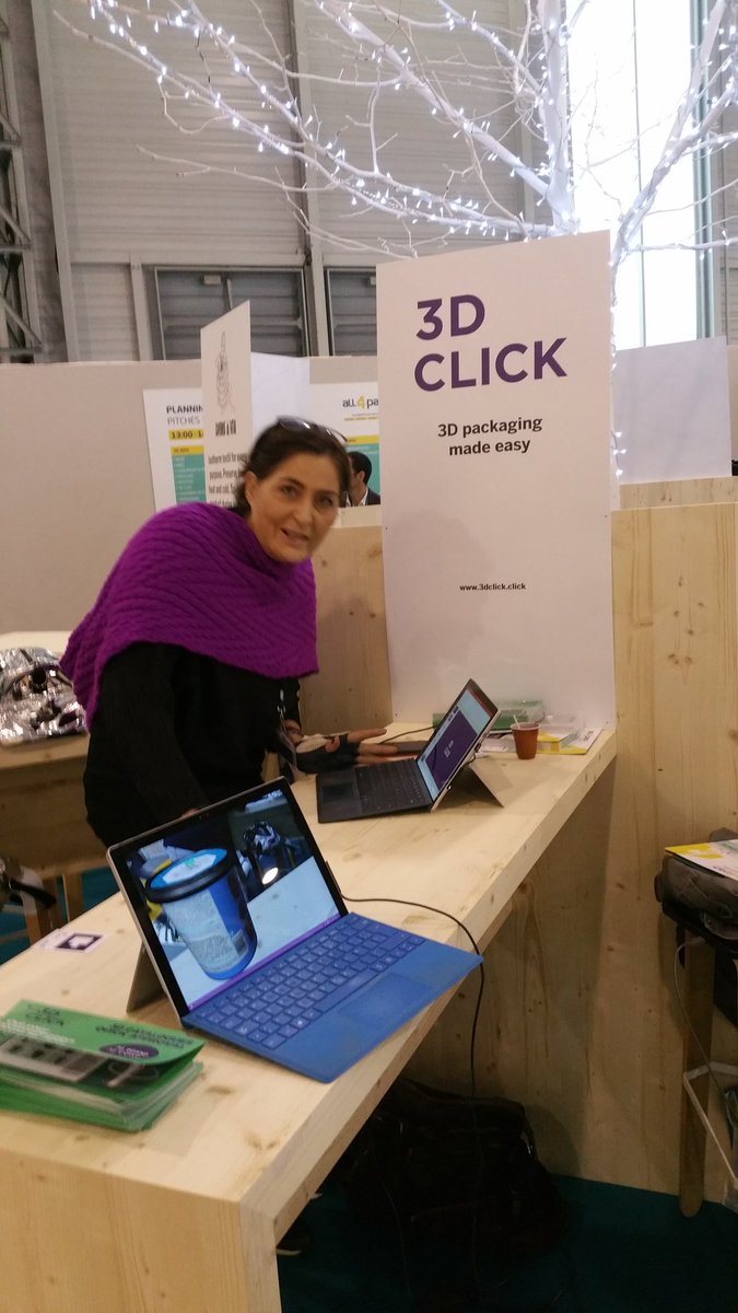 3dclickclick's tweet photo. Here we are! #ALL4PACK #Paris #packaging #leanpackagingdesign Pitching today and tomorrow Hall 7 Booth G033. See you there! https://t.co/F9WZl4SyN6