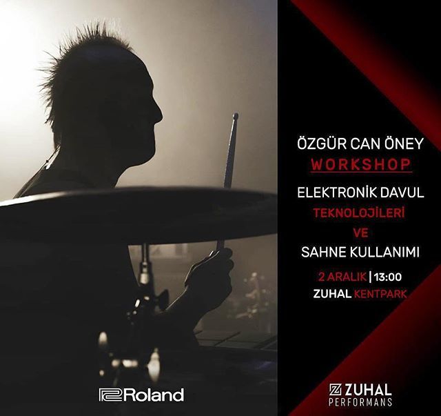 ozgrcnony's tweet photo. Herkese iyi bir hafta diliyorum. Bu pazar da Ankara’da workshop yapıyorum. #roland elektronik davulları anlatıp, #spdsx ve #spd30 ‘un sahnede ve stüdyo çalışmalarında nasıl kullanılabileceğine dair örnekler vereceğim. Davul, müzik ve daha bir çok şey konuşacağımız, keyifli b… https://t.co/n0c73SFy2q
