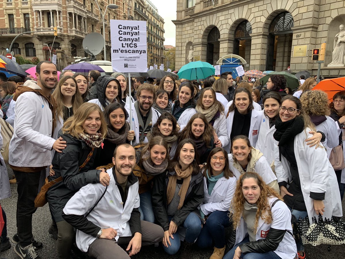 Hoy la Atención Primaria se moja en Catalunya por la Sanidad Pública #DignitatAP #CAPalcarrer