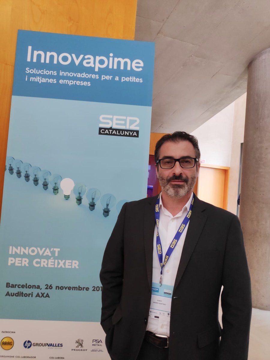 organizarse's tweet photo. Interesante jornada #Innovapime, de la mano de @SERCatalunya para conocer las nuevas formas de relacionarnos con nuestros clientes https://t.co/7BqOmPCbJb