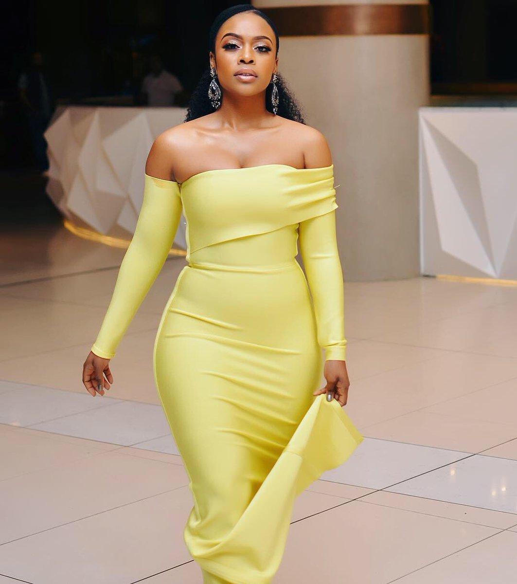 AfricanPrideSA's tweet photo. .@Natasha_Thahane & @NomzamoMbatha oozed elegance at the #CreedII #Creed2ZA premier. Like if you agree https://t.co/jN3Ew9SJ62