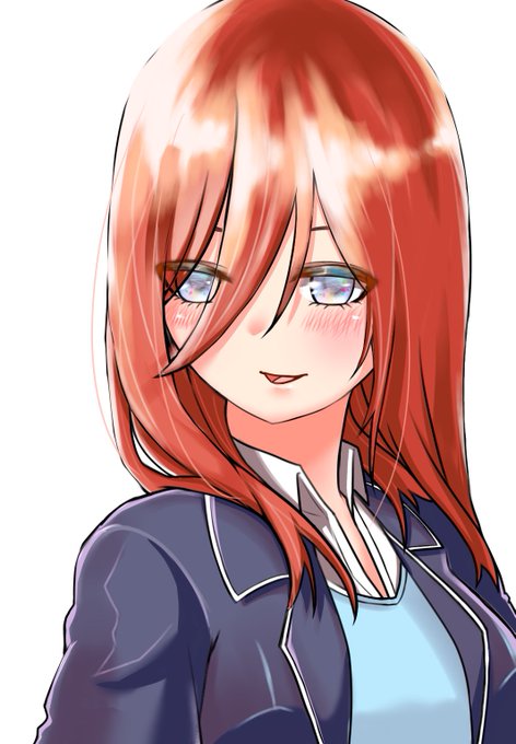 L◇X（おーきす）🍵9/6こみトレさんがTwitterに投稿した中野三玖(五等分の花嫁)のイラスト。