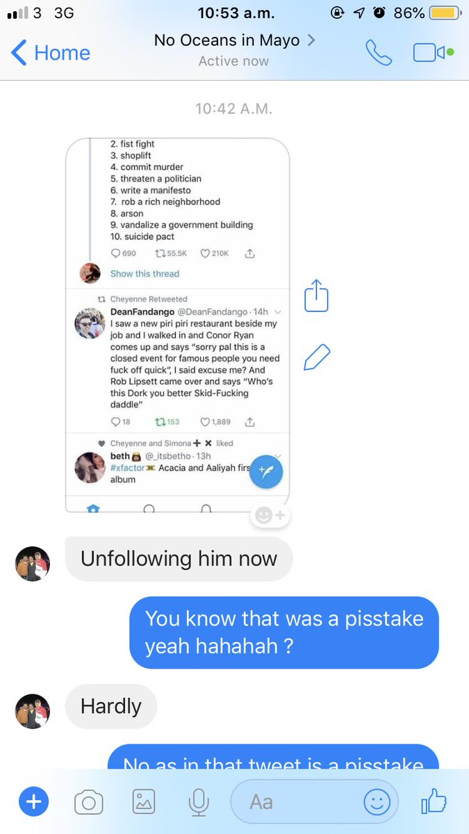 MiWadiDaddy's tweet photo. Sean thought this tweet taking the piss about @RobLipsett was true and then got bad at me when I tried to explain it wasnβt hahahahaha #YeeofLittleFaith #LFArmy #makegainsmakememories https://t.co/OD89uze49y