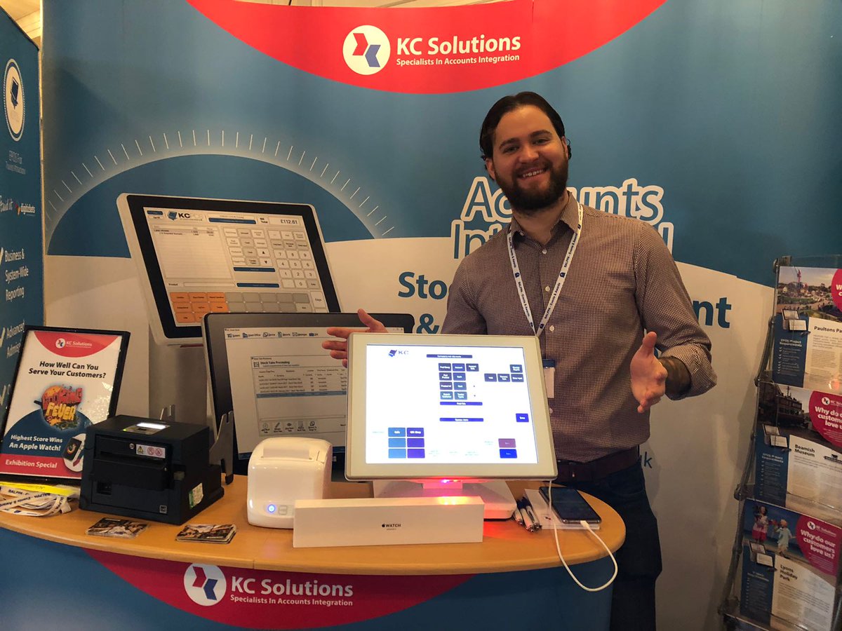 KAMComputers's tweet image. The @feca_balppa Leisure, FEC &amp;amp; Indoor Play Trade Exhibition has got off to a great start! Make sure you stop by our #KCSolutions stand for a chance to win an Apple Watch!. The team can't wait to see you! #balppaexpo #kcpos #epos #smartstock #stockcontrol