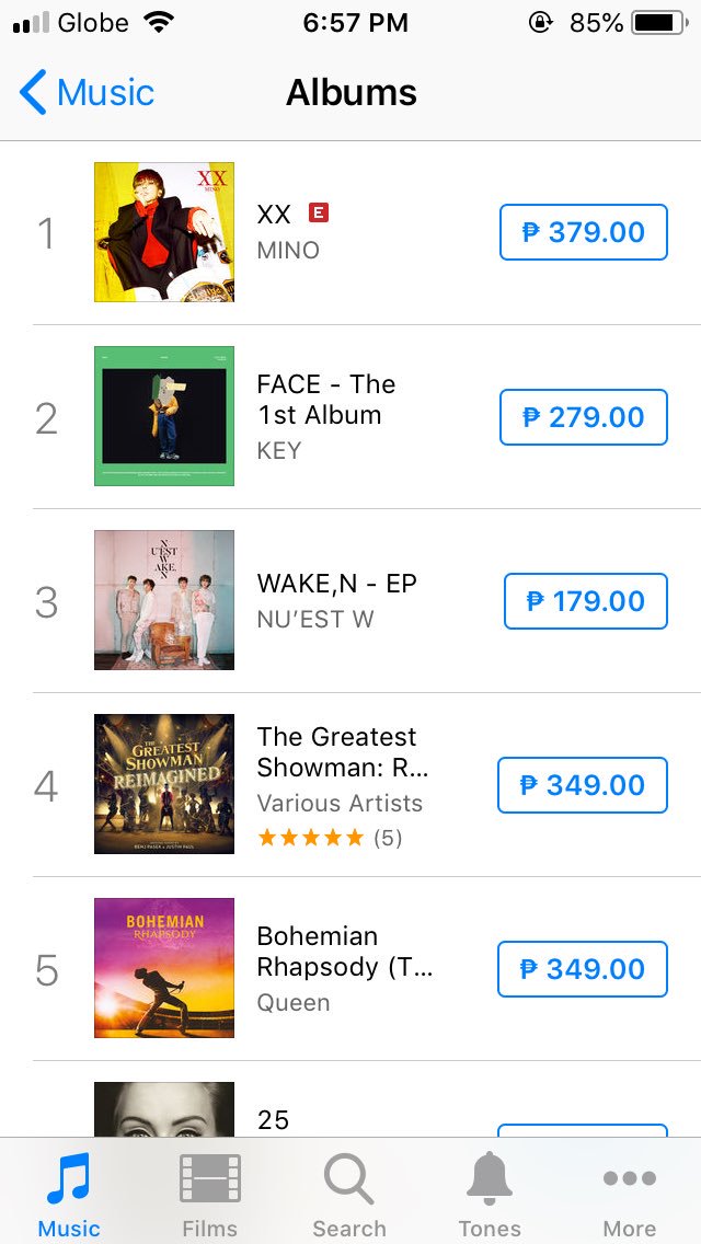 Itunes Philippines Album Chart