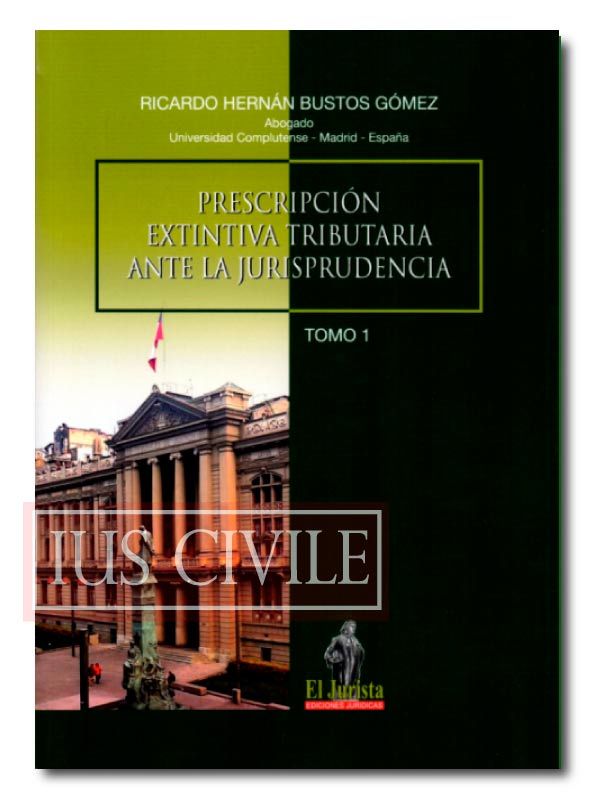 iuscivile2018's tweet photo. PRESCRIPCIÓN EXTINTIVA TRIBUTARIA ANTE LA JURISPRUDENCIA – 2 TOMOS https://t.co/PFkIx7Oc1R https://t.co/z6WmBFGFlT
