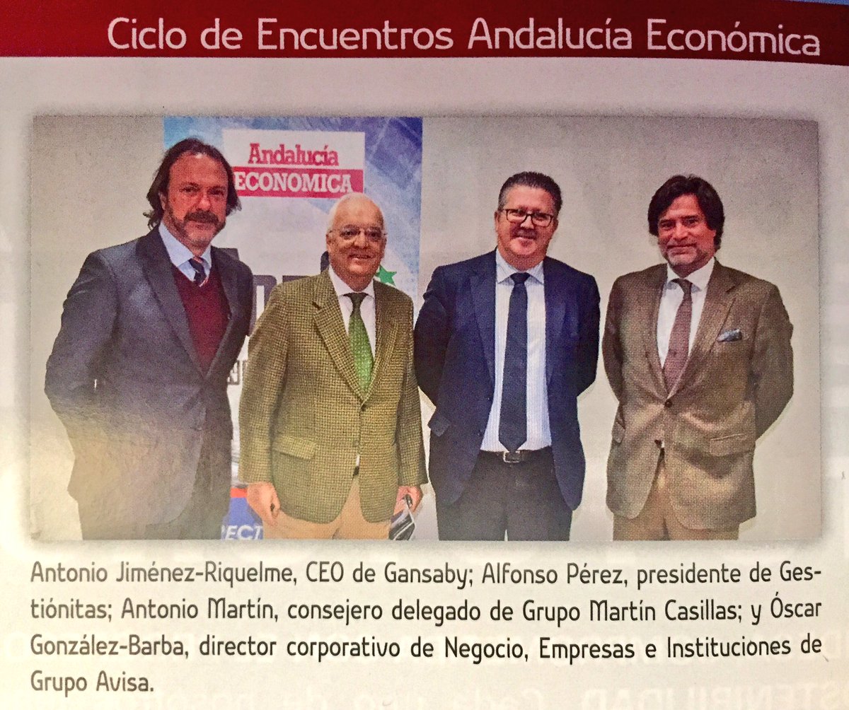 gansaby's tweet photo. Presentes en los encuentros d #andaluciaeconomica, junto a representantes del empresariado andaluz, para homenajear a #jorgeparadela @ParadelaHK Director d Relaciones Corporativas en Heineken Internacional @Heineken_ESCorp @gestionitas #Martincasillas #oscargonzaldzbarba #gansaby https://t.co/tuN6jukwKU