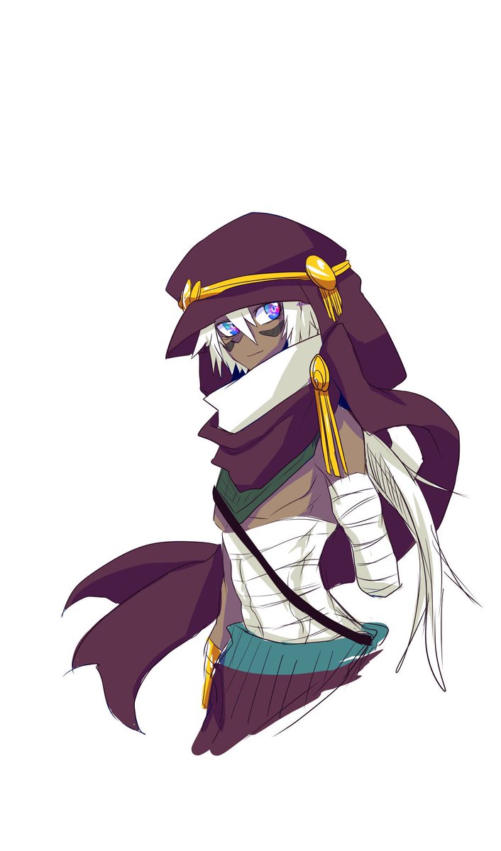 Sgkx Ar Twitter 昔描いたキャラを今描いてみるの巻 左腕がないアラビアンな男の子 名前はシャムシール君 右腕だけでもいろんな武器を扱える武器の達人みたいなアレ 名前はシャムシールって言う剣の名前から取った 不思議な目の色をしているよ