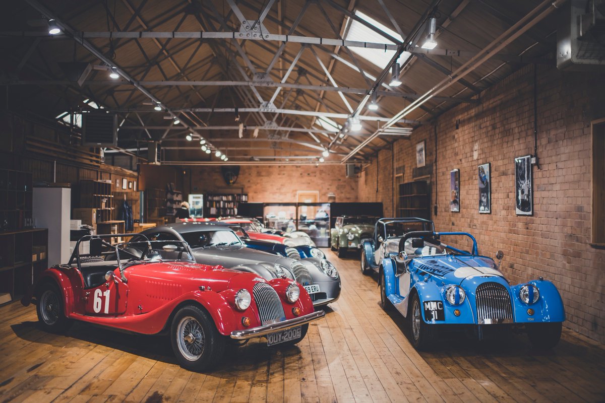 morganmotor's tweet photo. A fine collection of motor cars on display in our heritage lineup at the moment. See for yourself at https://t.co/oeVkRxj8z3 #Morgan #MorganCars #InsideMorgan #British #Craftsmanship #DriveTastefully https://t.co/kvWX3WqBqX
