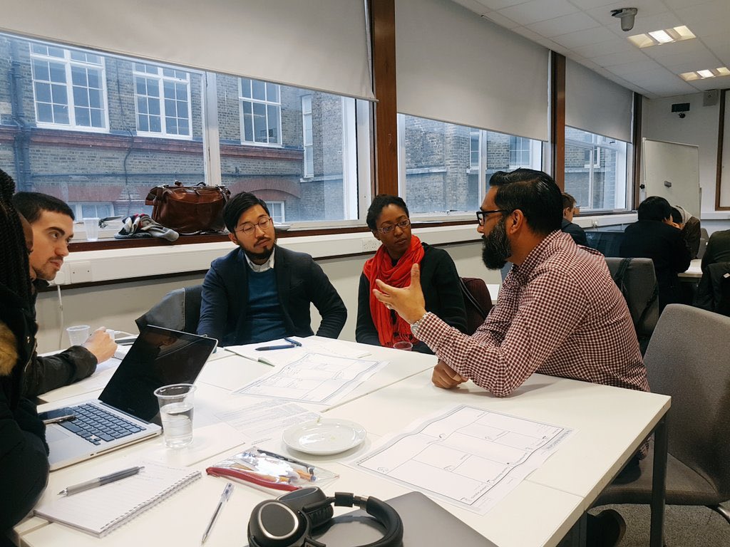amitpateluk's tweet photo. Had a great time this Saturday speaking to and mentoring sudents taking part in #VentureHack hosted by @QMUL and @QMUL_Enterprise. We will be doing more of this through Experience Haus and our “Design for Good” initiative, launching this Friday. https://t.co/JoLhzC3QRc