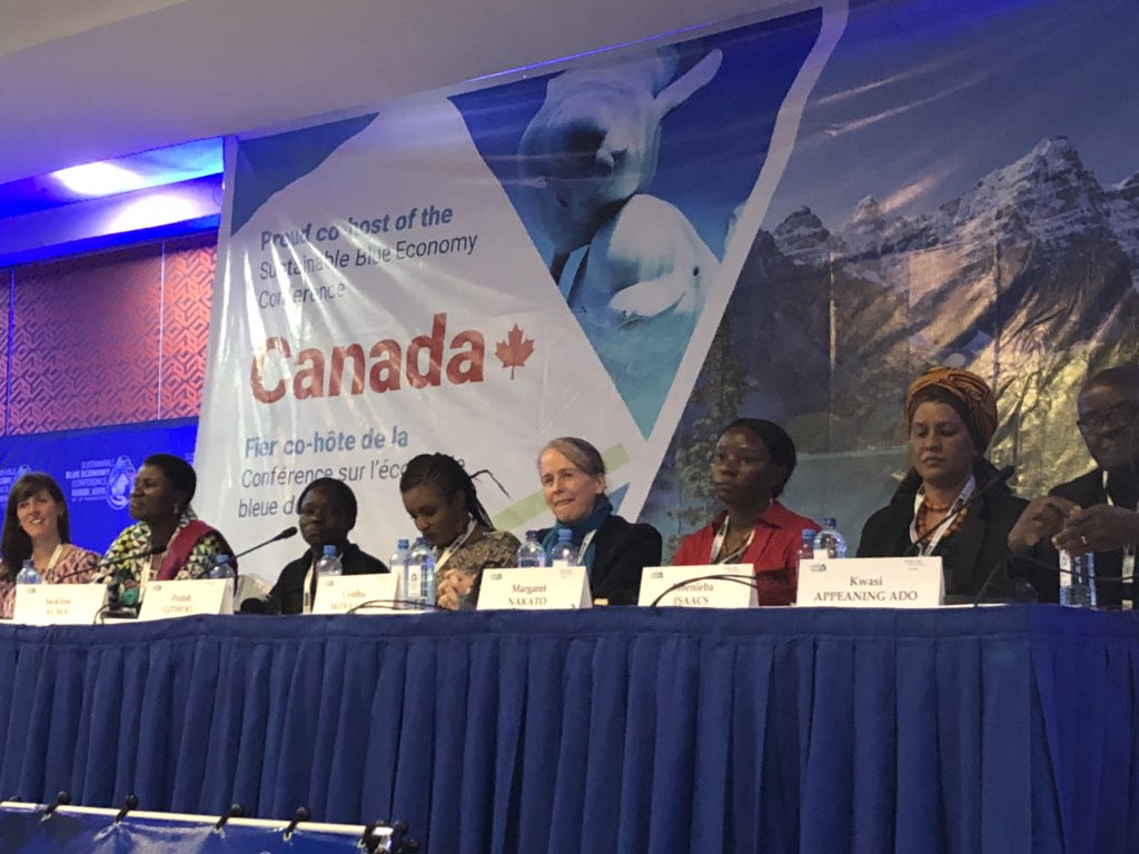 jemimah_njuki's tweet photo. So excited to moderate the session on gender equality and women’s empowerment at the #BlueEconomyConference with @IDRC_AFRIQUE @CanHCKenya. We need a transformative, inclusive and just blue economy https://t.co/aP9qplRehN